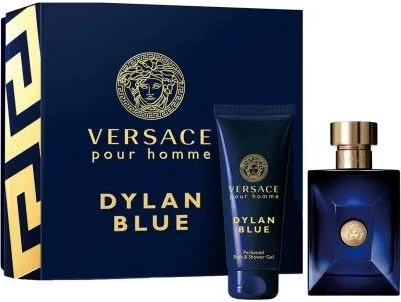 Set Eau de Toilette për meshkuj Versace Pour Homme Dylan Blue, 100ml + Shower Gel 100ml