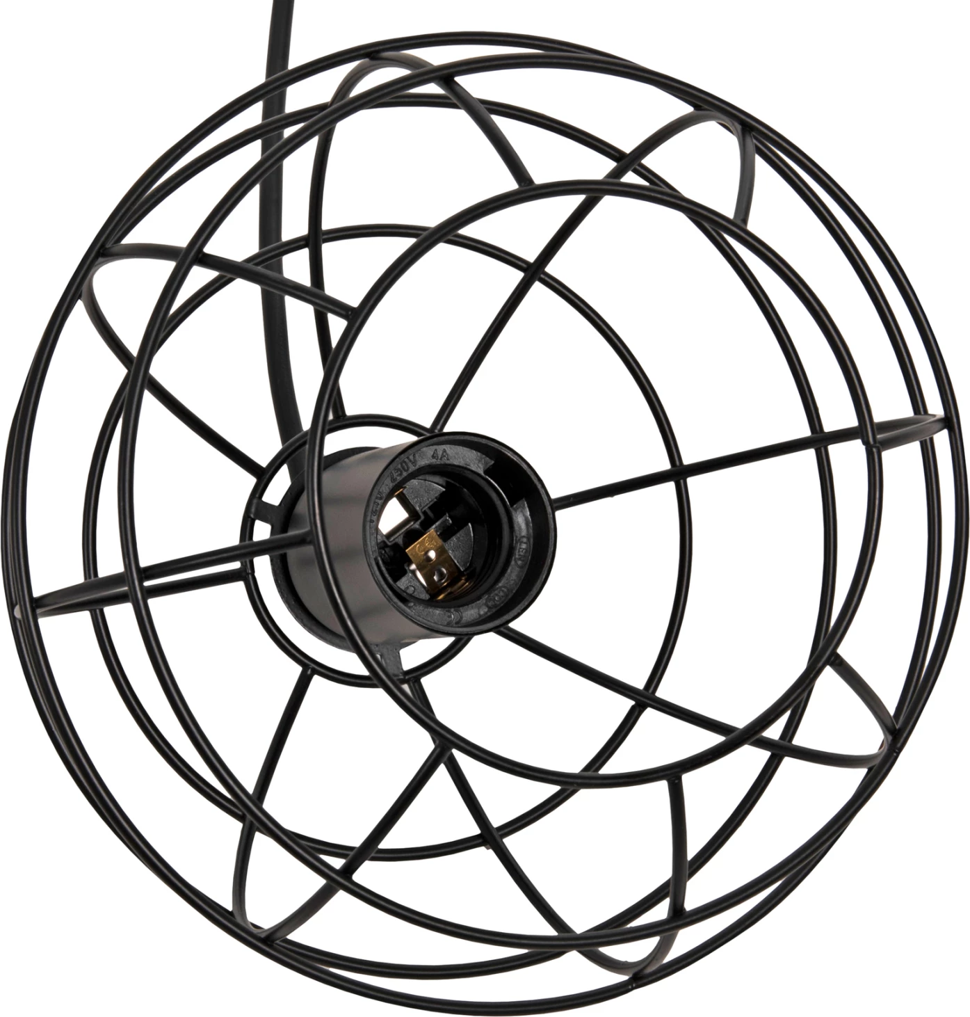 Llambë varëse tavani FH4038, 3 sfera metali, Φ23x122H cm