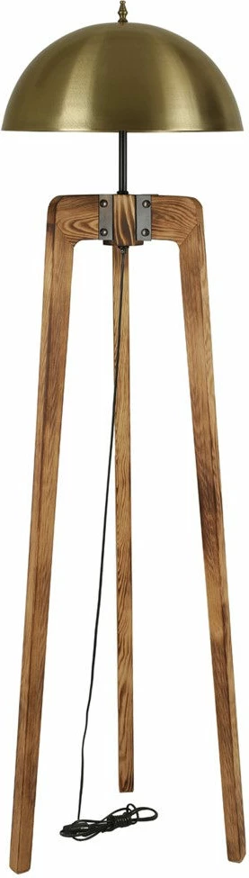 Llambë dyshemeje Opviq, ngjyrë arre dhe ari, retro, 170cm