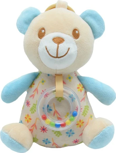 Lodër muzikore arush TULILO 9450, 20 cm, bezhë-kaltër