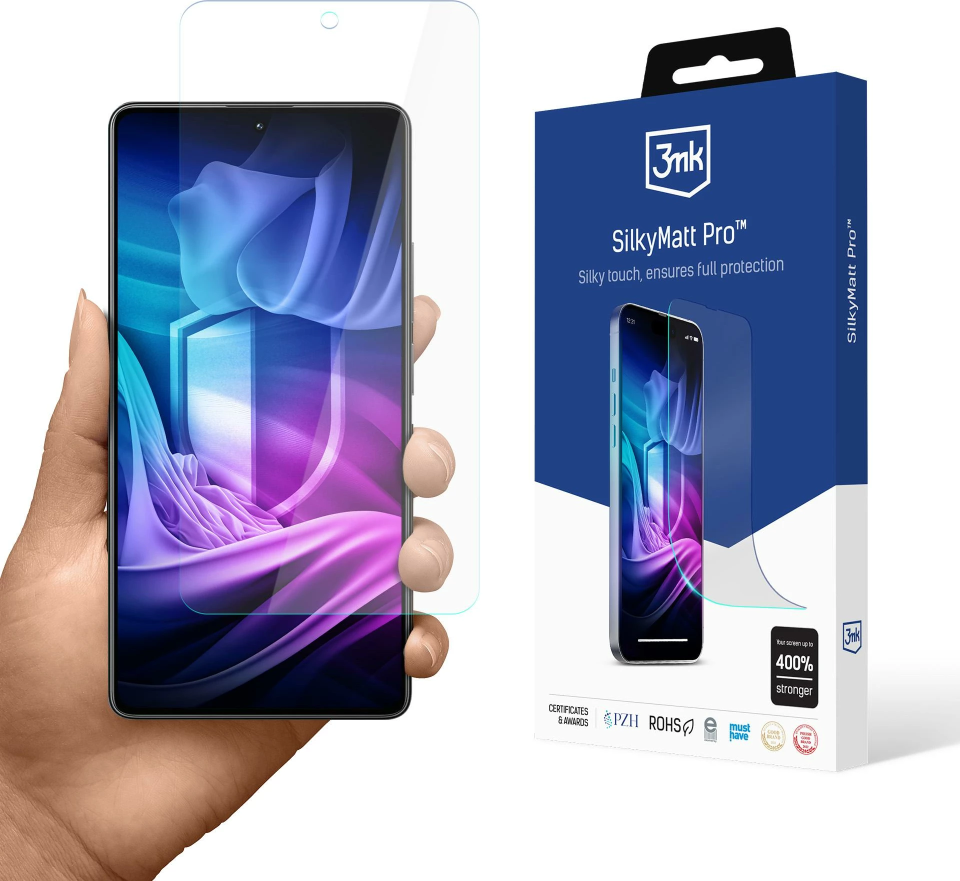 Mbështjellës ekran 3mk SilkyMatt Pro për Xiaomi Poco M7 Pro 5G, mat