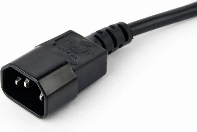 Kabllo vazhduese Gembird EG-PSU3-01, 3 AC outlet, 0.6 m, e zezë