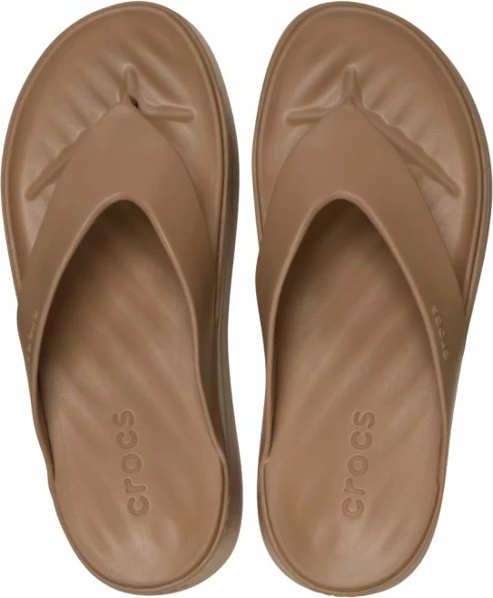 Sandale platforme për femra Crocs Getaway Flip, kafe [Madhësia: 41 - 42]