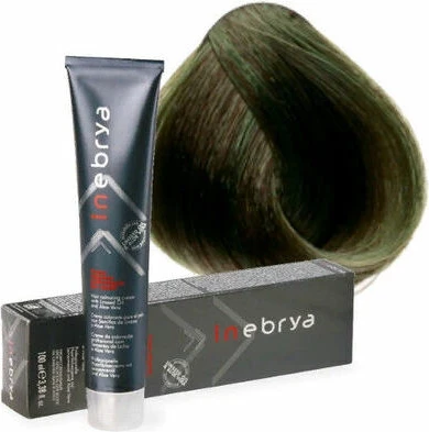 Ngjyrë për flokë Inebrya 6/8 Bionde e errët,Mat, 100ml