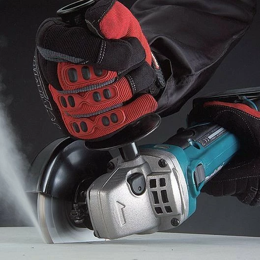 Makinë gërryese Makita DGA 504 Z, brushless, 18V, 12.5cm, pa kabllo, zi/blu/gri