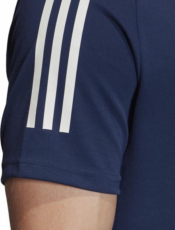 Maicë Polo për meshkuj adidas, ngjyrë blu deti dhe e bardhë [Madhësia: S]