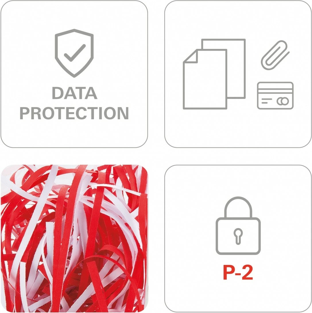 Shkatërrues dokumentesh HSM SECURIO C14, 3.9mm, 20L, i bardhë