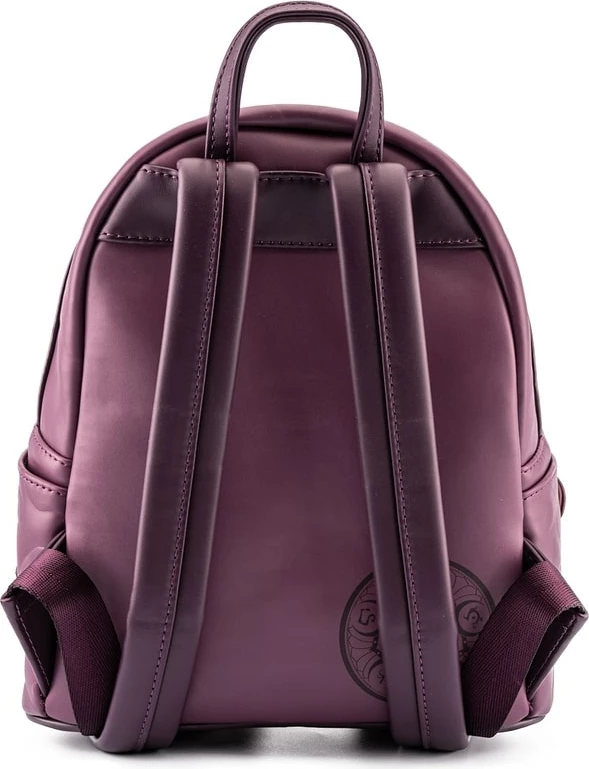Çantë shpine mini Loungefly Disney Raya and the Last Dragon Tuk Tuk, 22.8×26.7×11.5 cm, lëkurë vegane, vjollcë