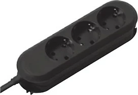 Zgjatues rryme Bachmann SMART, 3x Schuko (CEE 7/3), i zi