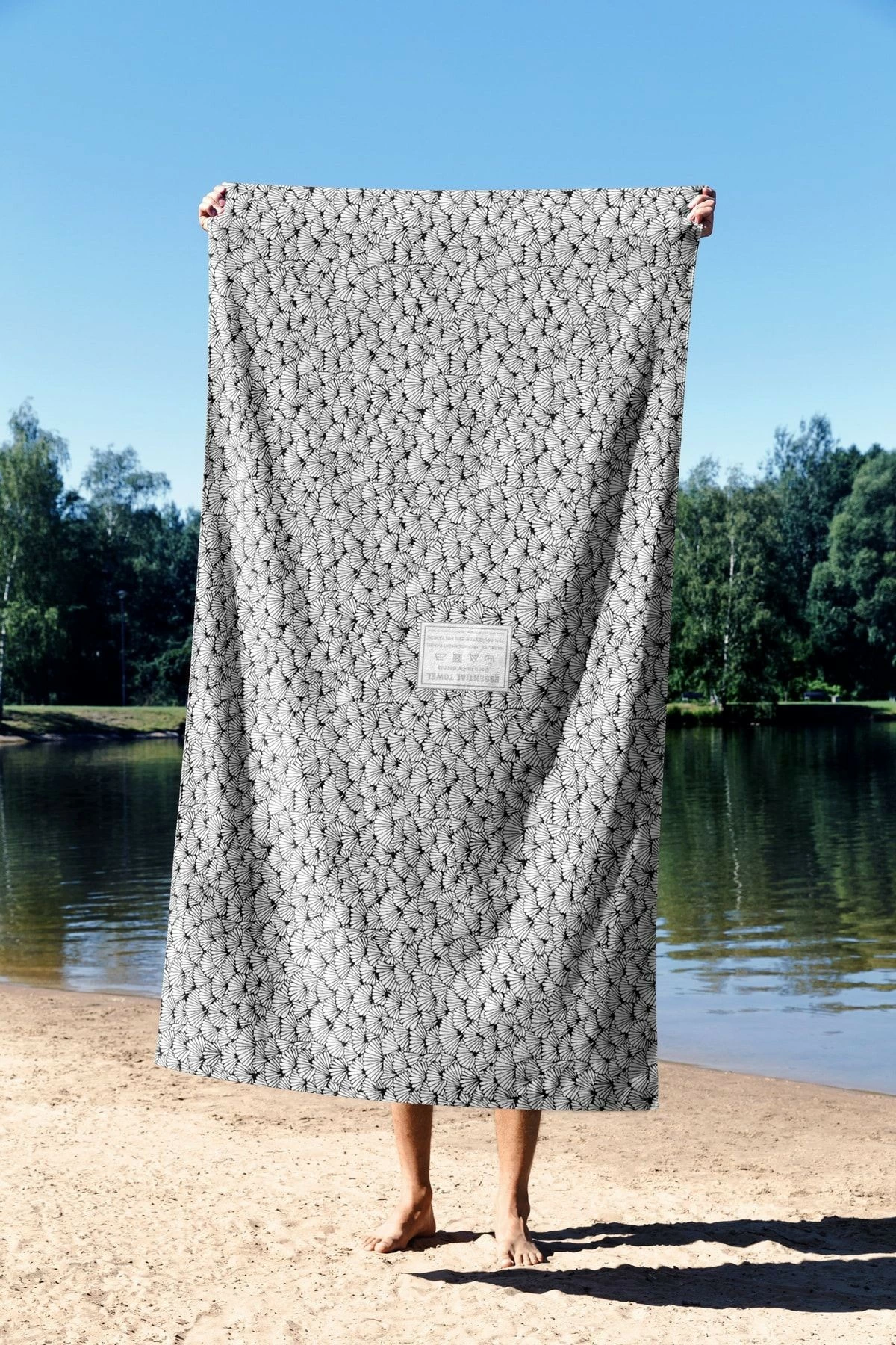 Peshqir plazhi Mijolnir, etnik, 70x130cm, shumëngjyrësh