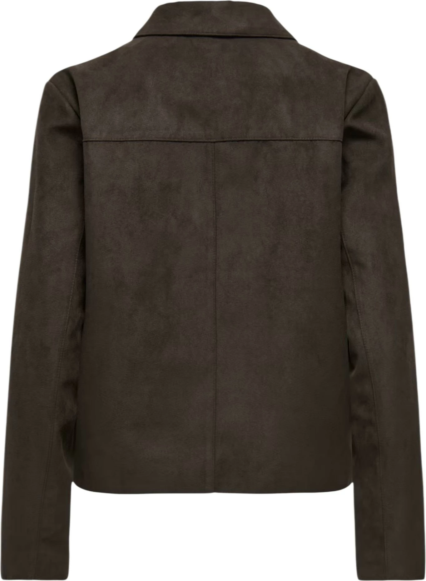 Jakne femra Jacqueline de Yong JDYNICO Faux Suede, kafe e errët [Madhësia: M]