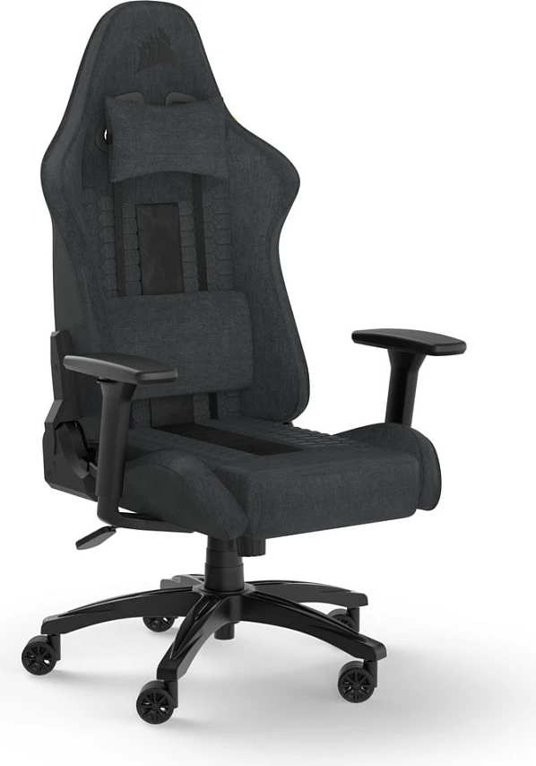 Karrige gaming Corsair TC100 Relaxed, stof, 120 kg, gri/zi