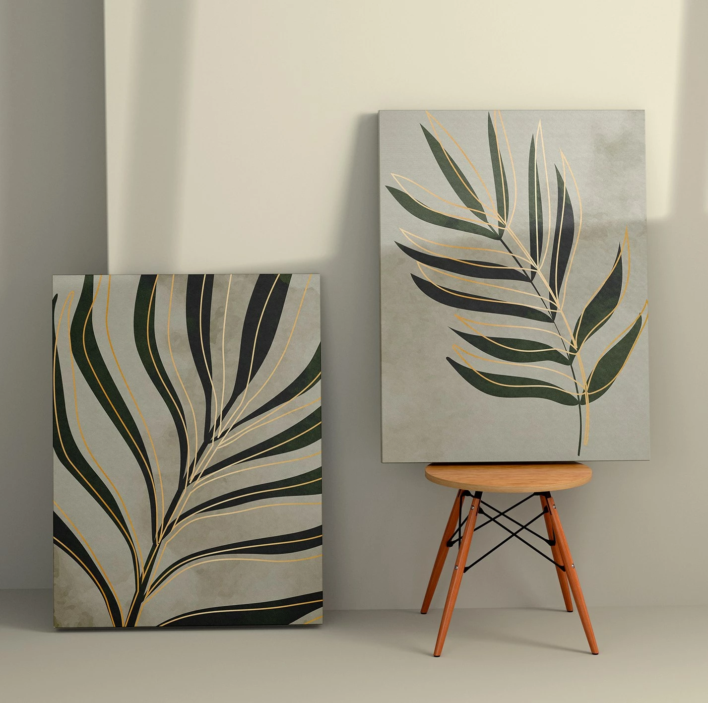 Pikturë dekorative në kanavacë (2 copë), Wallity, 2KNV4344, 50x70cm