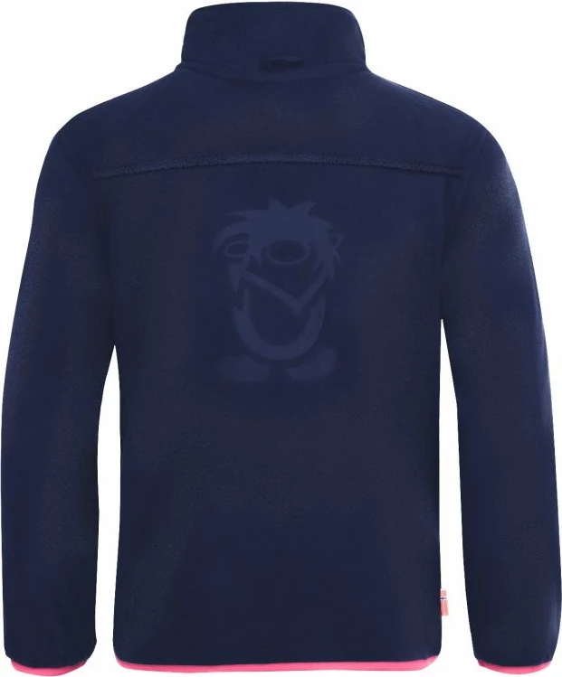 Jakne fleece për vajza Trollkids Oppdal Jacket XT, navy/rozë [Madhësia: 122]