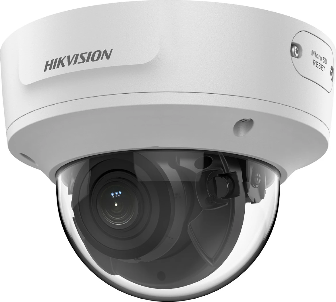 Kamerë sigurie IP Hikvision DS-2CD2783G2-IZS, outdoor, me kabllo, dome, MicroSD, 355°, e bardhë