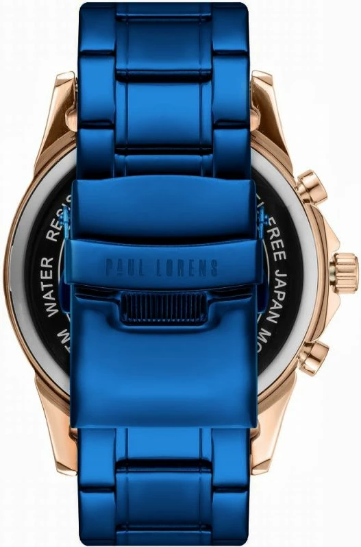 Orë dore për meshkuj Paul Lorens, bakri/navy blue