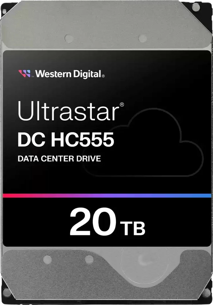 Hard disk Western Digital Ultrastar DC HC555, 20TB, 3.5", SAS3, 7200 RPM
