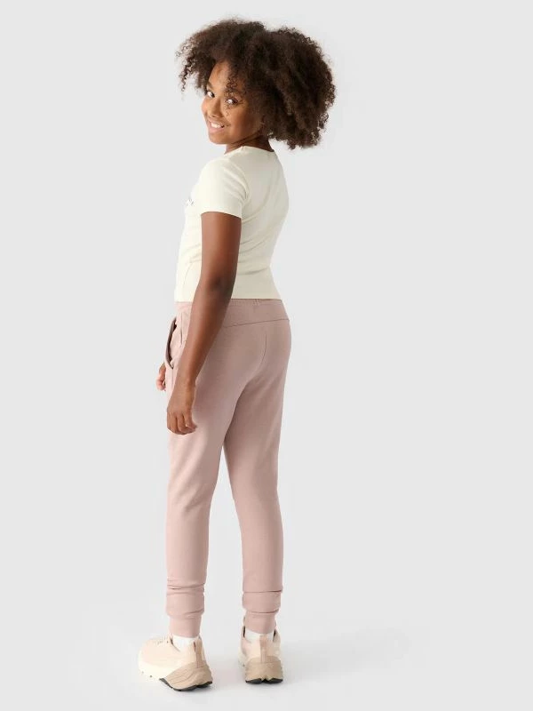 Pantallona jogger për vajza 4F Junior 4FJWMM00TTROF0828-83S