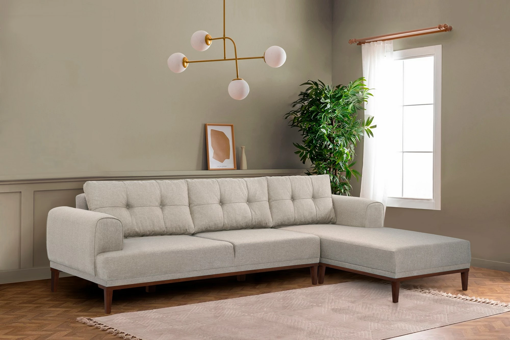 Këndare Atelier del Sofa, Vina, krem dhe arre