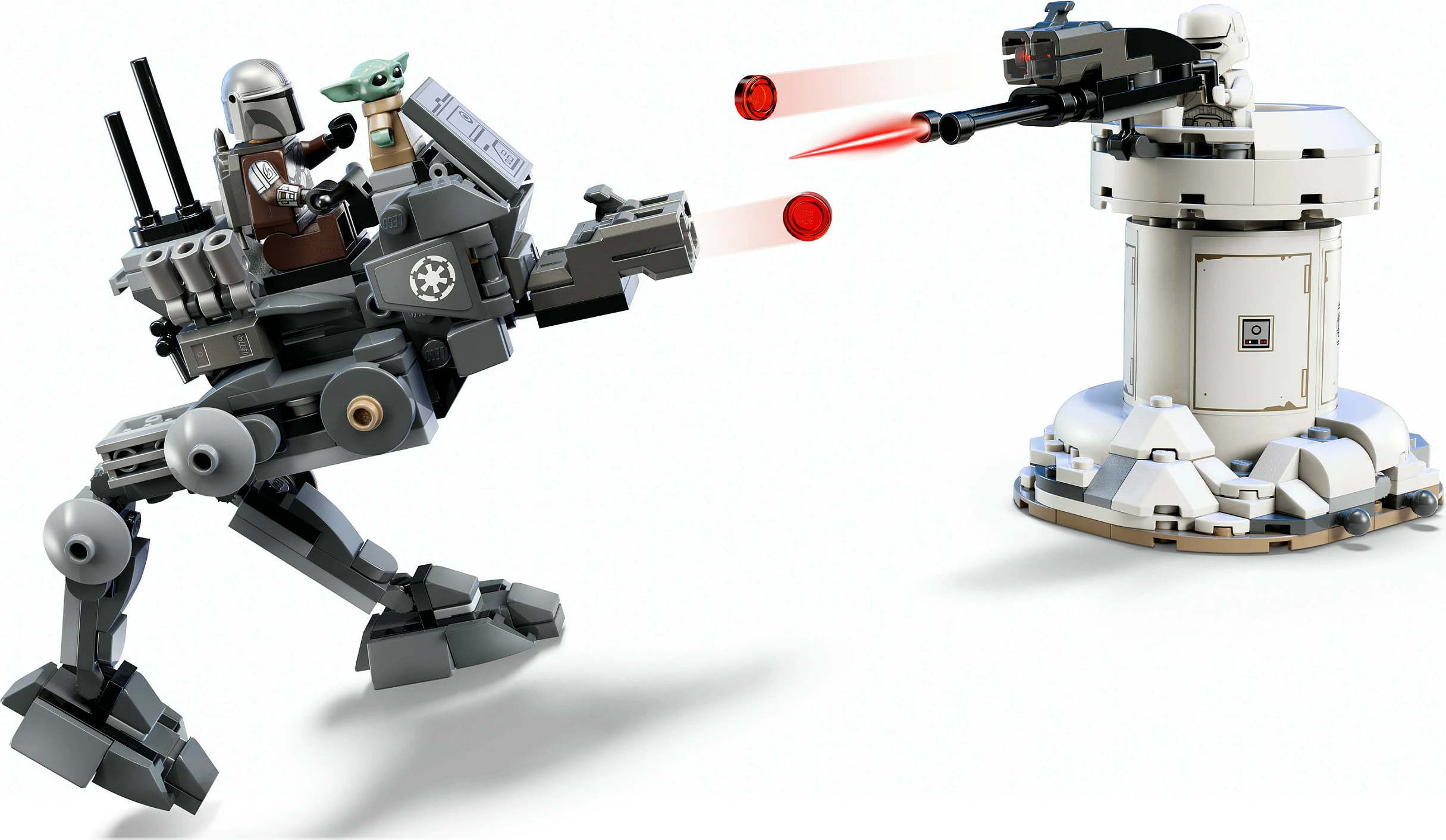 Set ndërtimi LEGO Star Wars 75444 AT-RT Attack, 297 pjesë, shumëngjyrësh