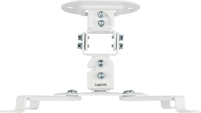 Mbajtëse projektori LogiLink, montim në tavan, universale, 150 mm, e bardhë