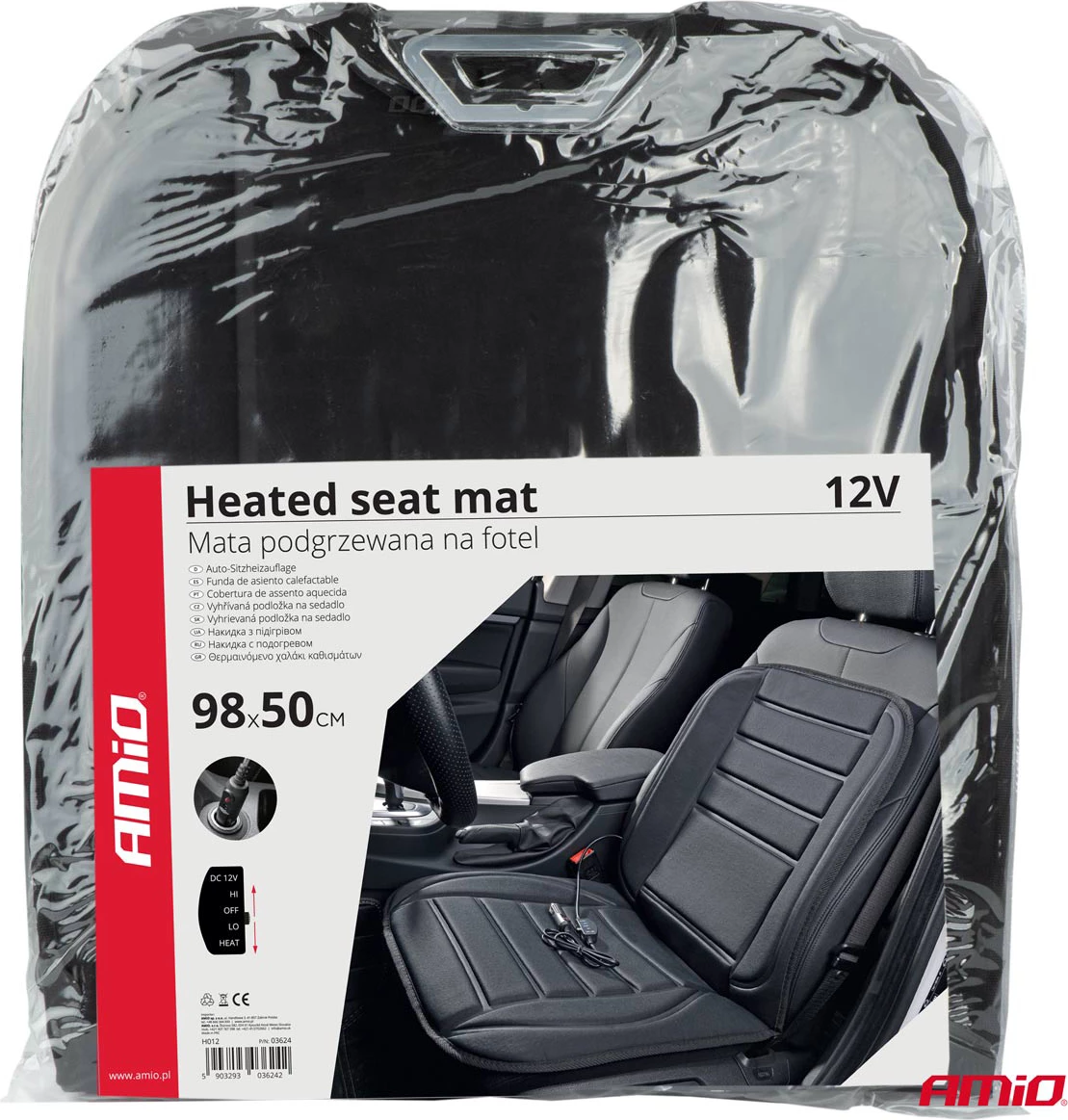 Tapet Ngrohës për Sedilje 12V 