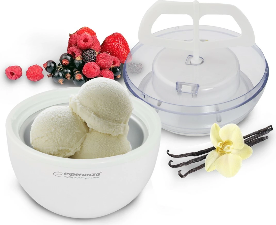 Makine akullore Esperanza VANILLA EKI001, 0.6L, Bardhë