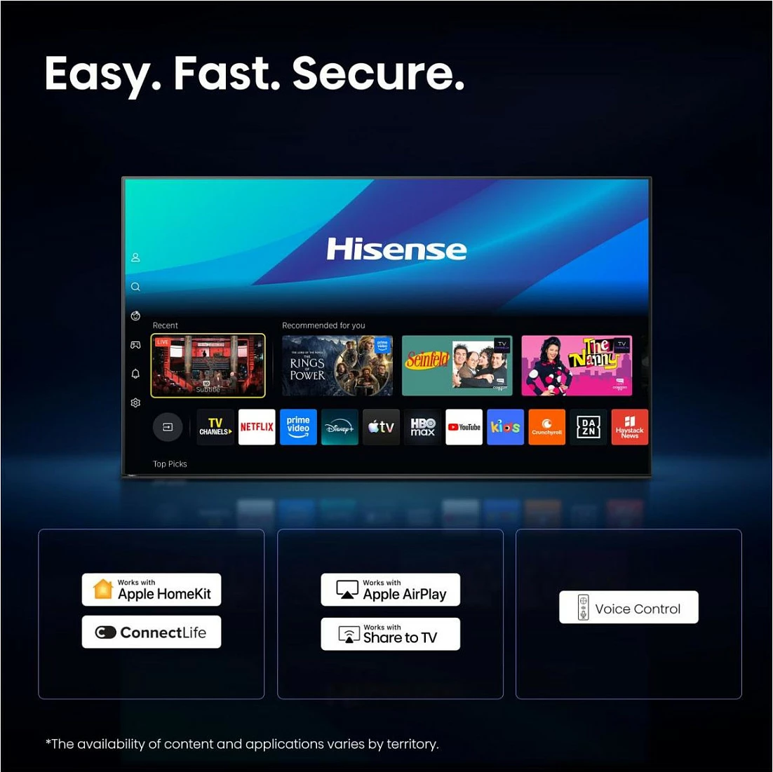Televizor Smart Hisense 100Q7S PRO, 100", 4K Hi-QLED (QLED), 144Hz, Zi/Gri