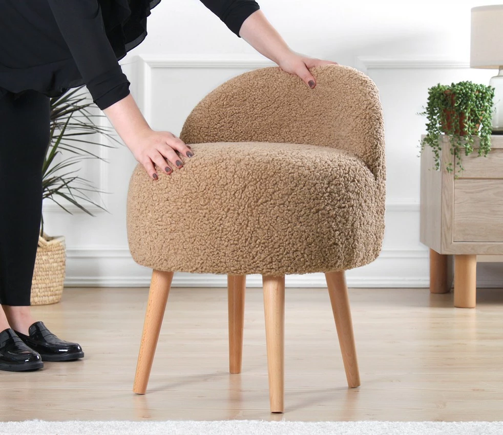 Puf Atelier del Sofa, Rufmee, ngjyrë kafe