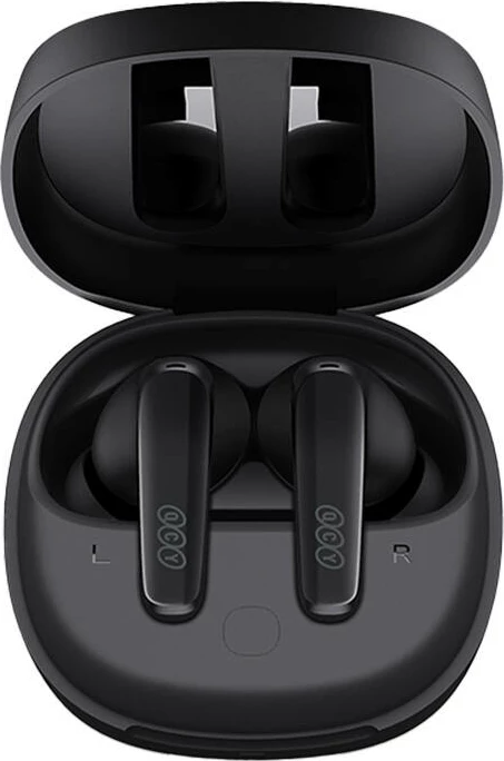 Kufje TWS QCY T13x, Bluetooth 5.3, ANC, IPX5, të zeza me kuti karikimi