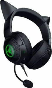 Kufje Razer Kraken Kitty V2 RZ04-04730100-R3M1, USB me kabllo 2 m, 7.1 surround, Chroma RGB, të zeza