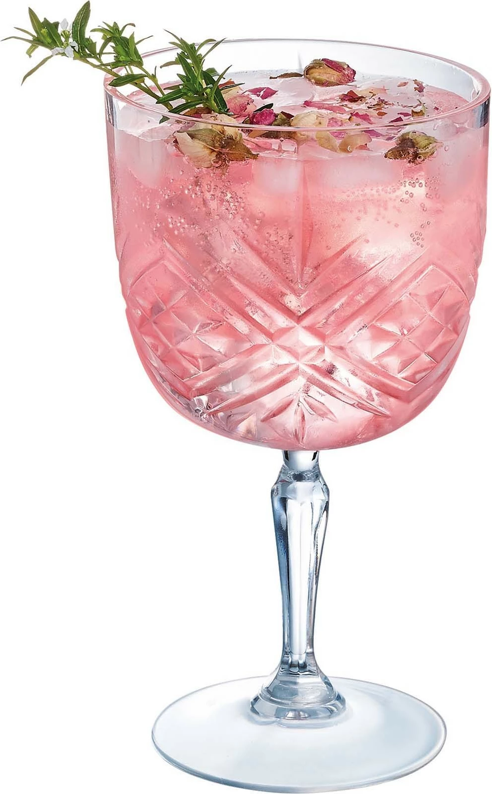 Gotë gin me këmbë Arcoroc Broadway 580 ml transparente, set 6 copë