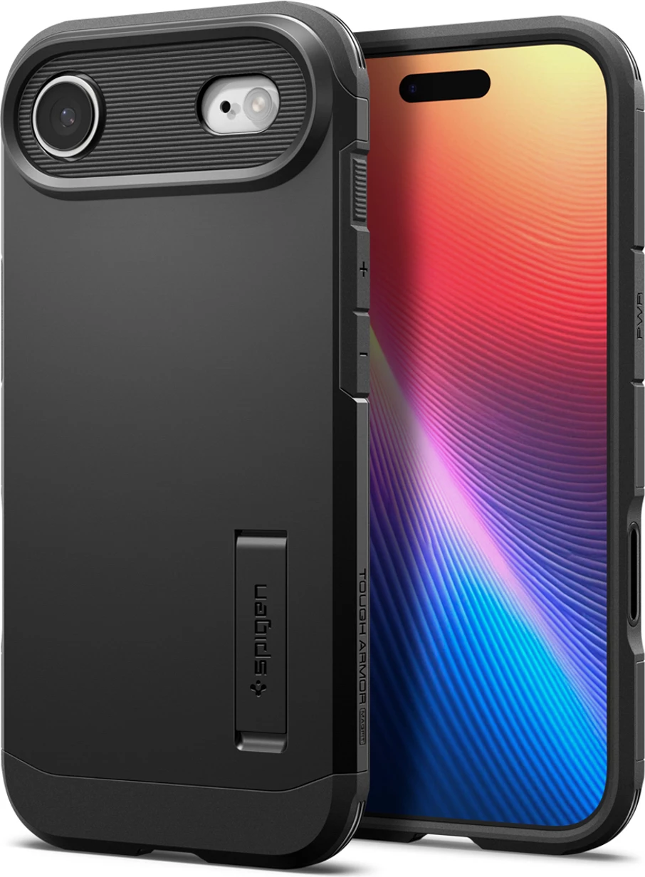 Mbështjellës Spigen Tough Armor "T" MagSafe për iPhone 17 Air, zi