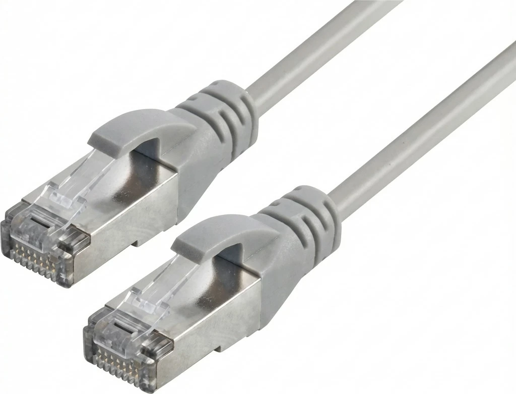 Kabl patch LAN Captiva CAT 6a 1m, gri