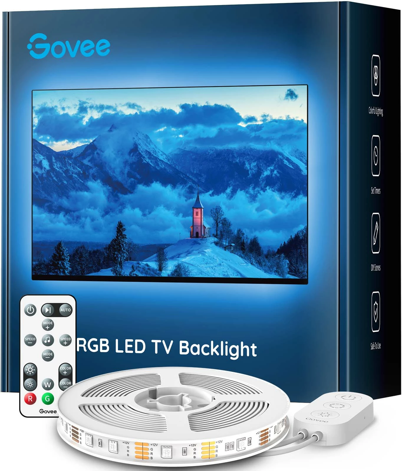 Shirit LED RGB për TV, Govee, TV Backlight 46-60", 4x75 cm