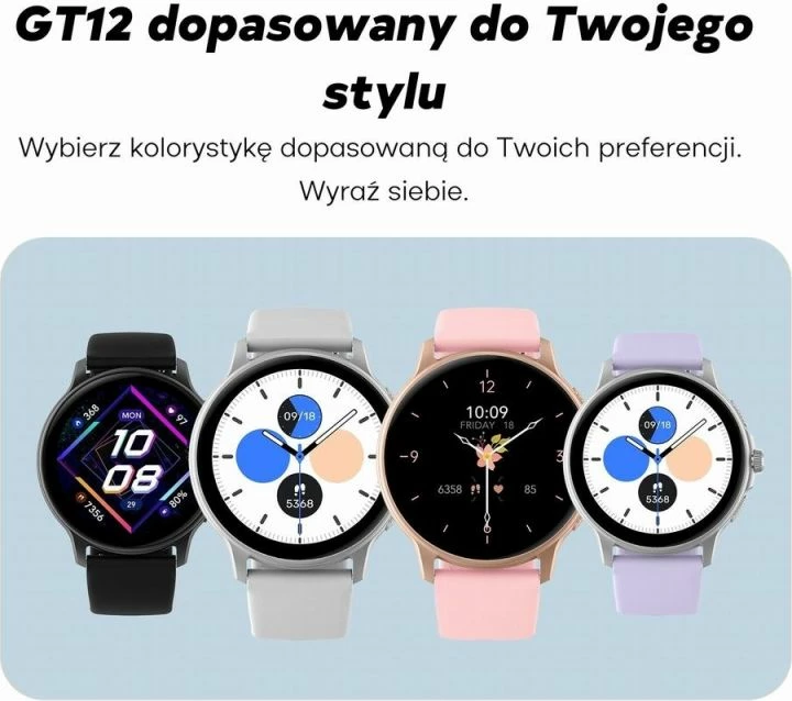 Smartwatch për femra Gravity, rrip i kaltër