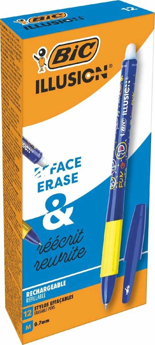 Stilolaps gel Bic Gelocity Illusion, blu, 1 copë
