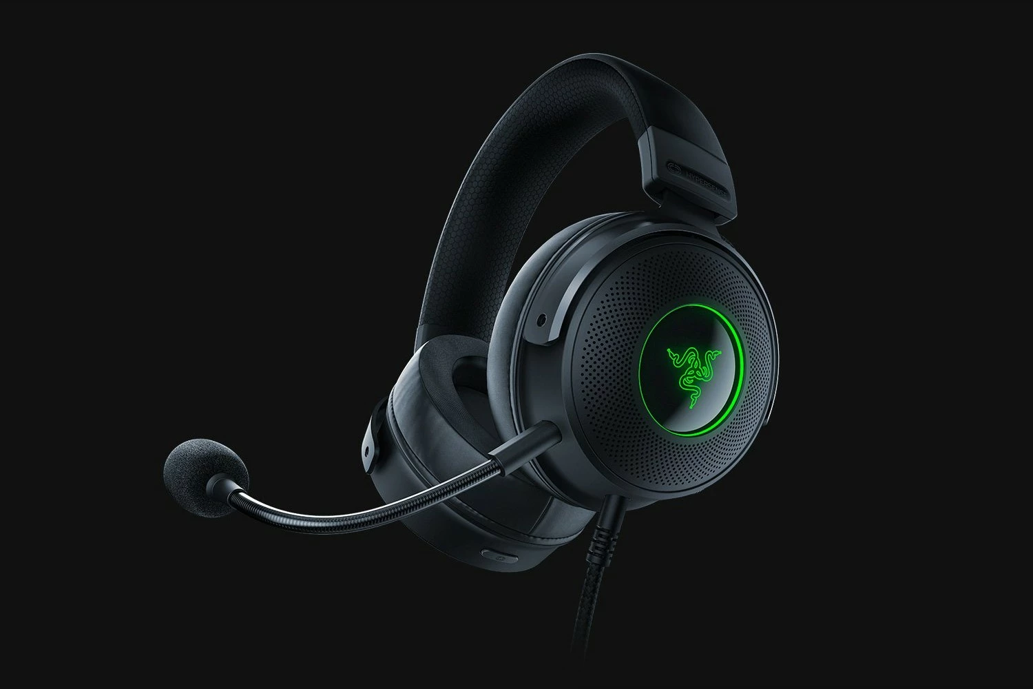 Kufje gaming Razer Kraken V3 HyperSense, me kabllo, HyperSense, 50mm, e zezë