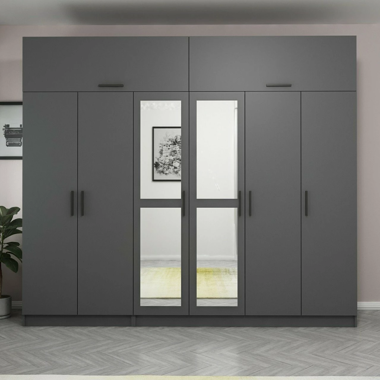 Dollap Skye Decor, anthracite, 5186