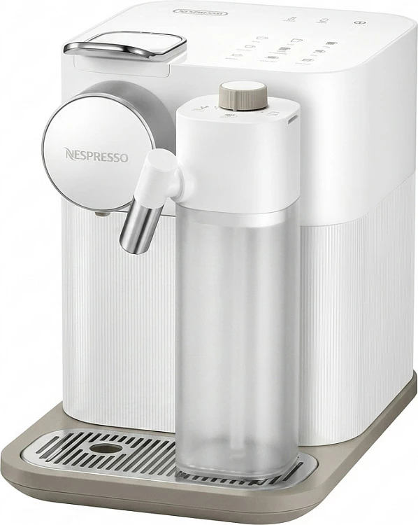 Makinë kafeje me kapsula DeLonghi Gran Lattissima EN 640.W, Nespresso, 19 bar, 1400 W, 1 L, e bardhë