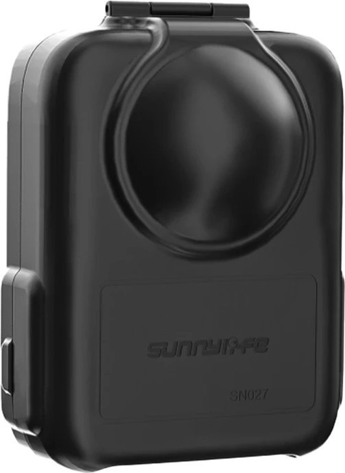 Kasë mbrojtëse gjysmë e hapur për kamerë Sunnylife OS-SN027-D, plastike, për DJI Osmo 360, e zezë