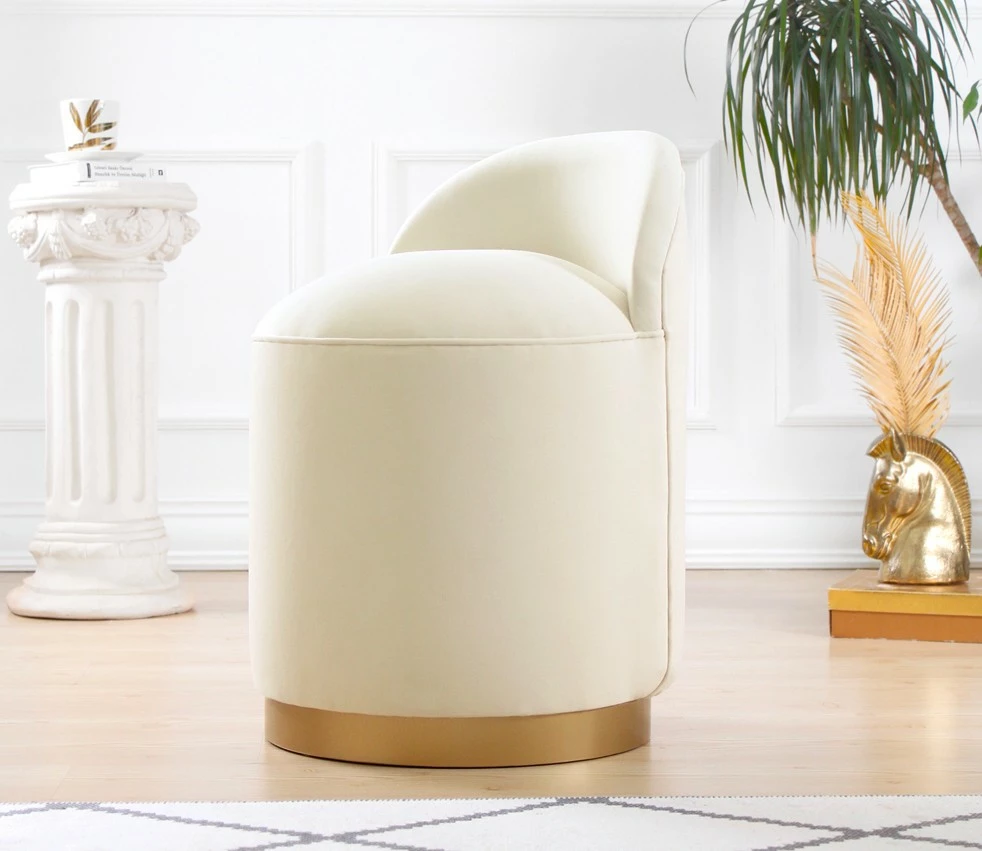 Puf Atelier del Sofa, krem