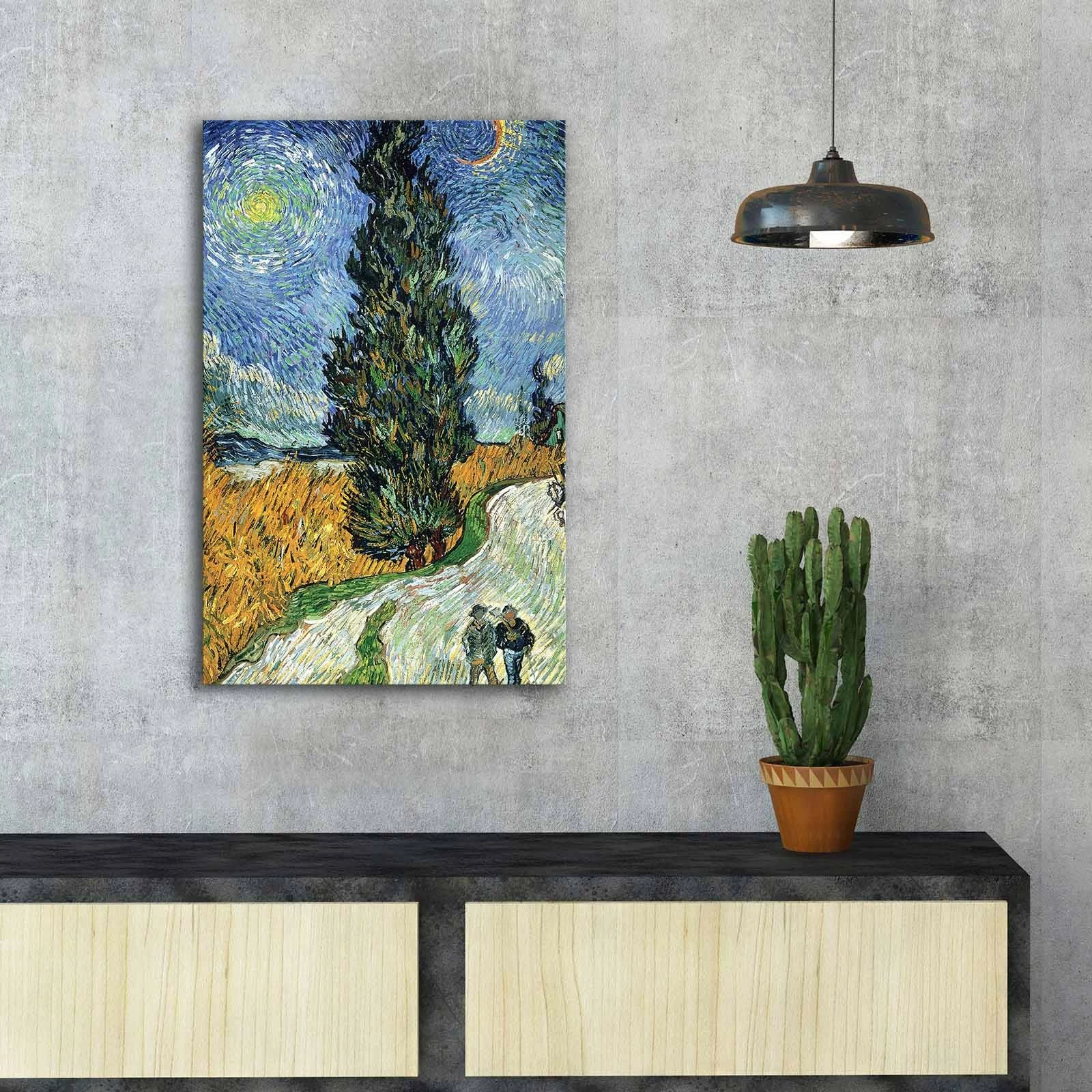 Pikturë dekorative në kanavacë, Van Gogh, shumëngjyrëshe, FAMOUSART-101, 45x70cm