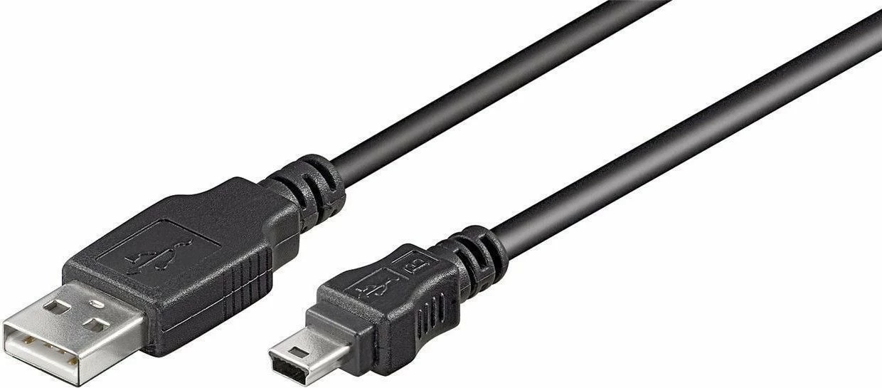 Kabllo USB MicroConnect USBAMB510 USB-A në miniUSB 10 m USB 2.0, e zezë