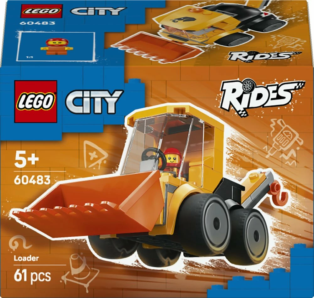 Set LEGO City Vehicles Wheel Loader 60483, 61 copë, për 5+ vjeç