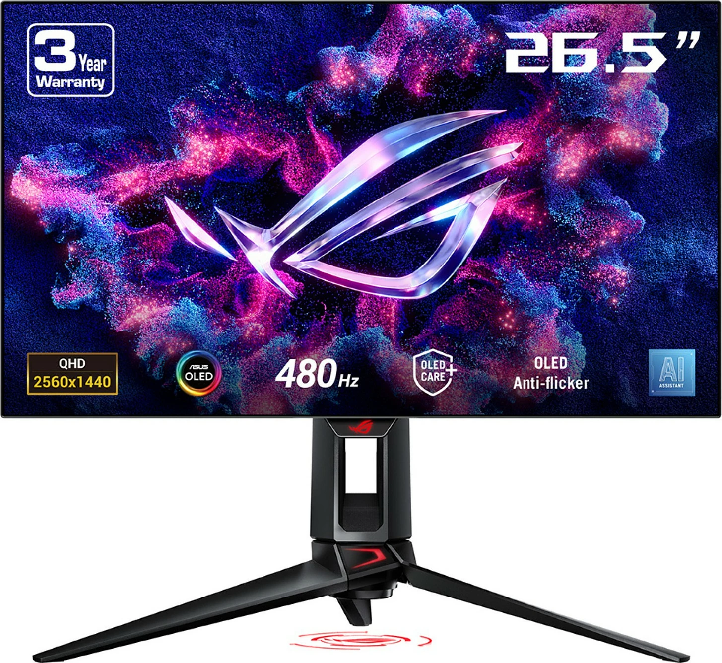 Monitor ASUS ROG Swift OLED PG27AQDP, 26.5", 2560 x 1440, 480 Hz, i zi
