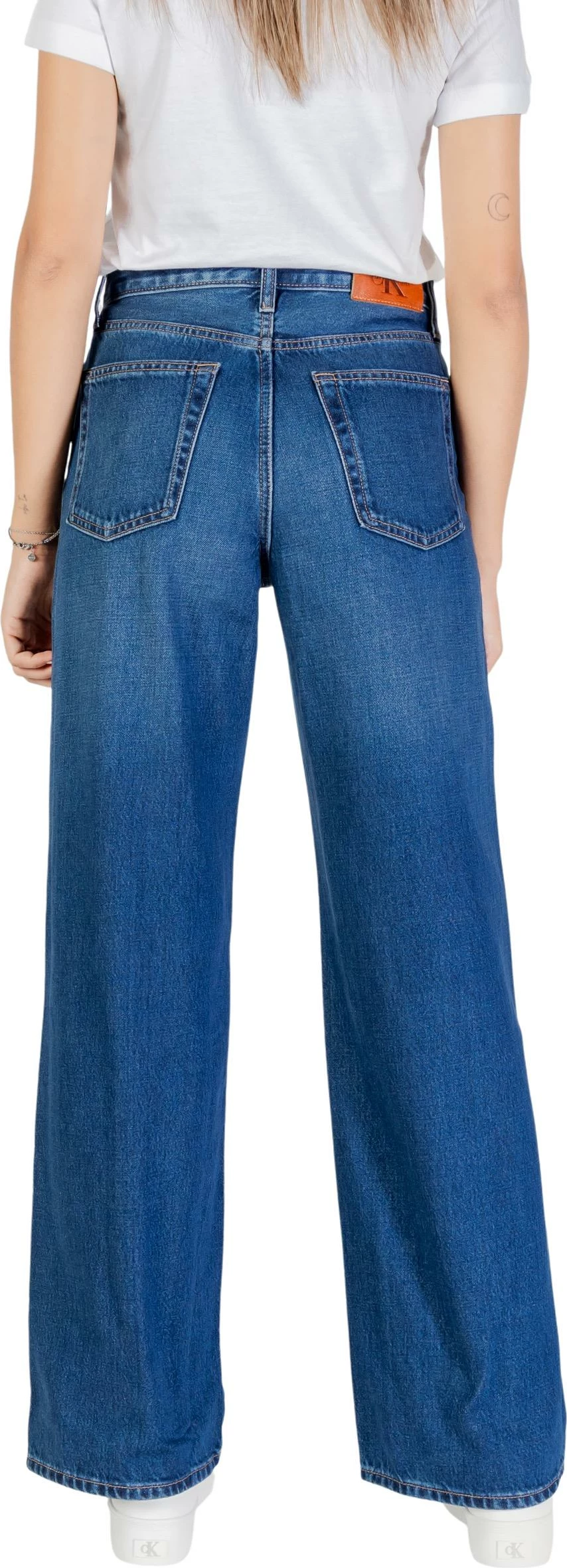 Xhinse baggy për femra Calvin Klein Jeans LOW RISE BAGGY CANAR LV047D716G, denim [Madhësia: W27]