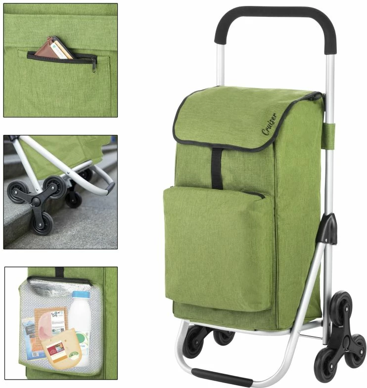 Karrocë për pazar Cruiser, e gjelbër