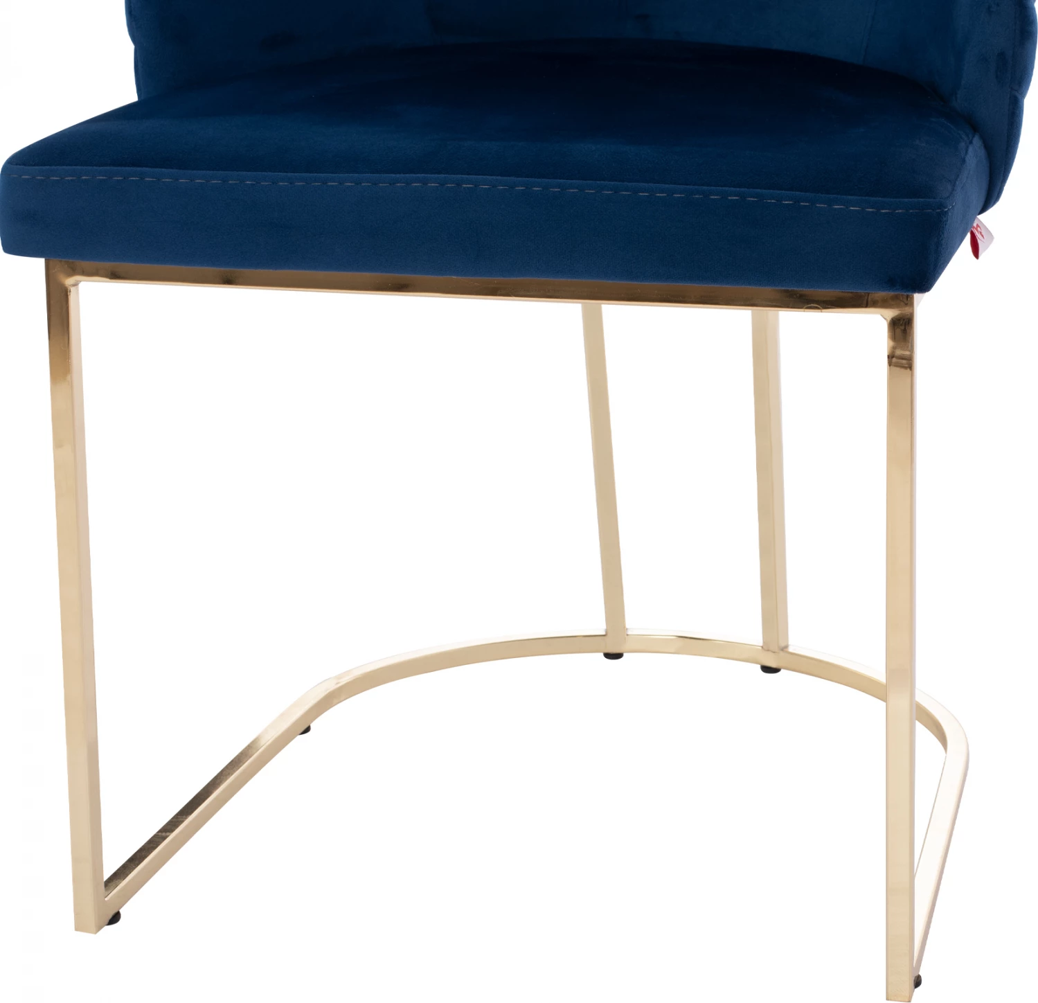 Karrige me krahë “SOLANA” FH9275.08 kadife blu me këmbë metali ngjyrë ari 54x63x87H cm., set prej 2 copë