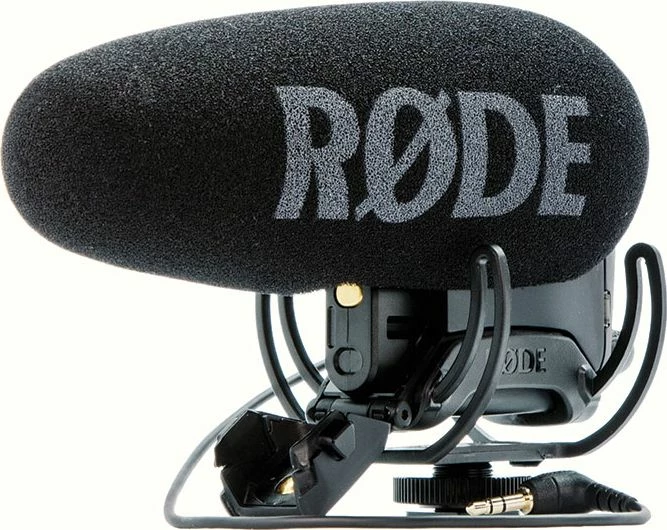 Mikrofon Rode VideoMic Pro+ 3.5 mm për kamera, 20 Hz-20 kHz, i zi, set me bateri LB-1